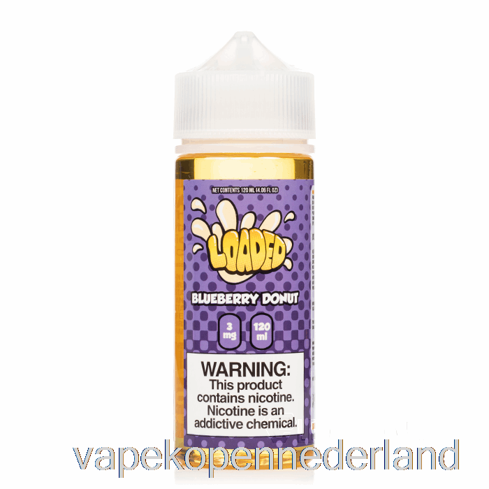 Vape Nederland Bosbessen Donut - Geladen E-vloeistof - Meedogenloze Dampen - 120ml 6mg